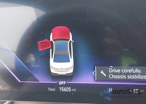 2025 BMW 740I xDrive z USA, uszkodzony, nr VIN WBA33EH00SCV71427